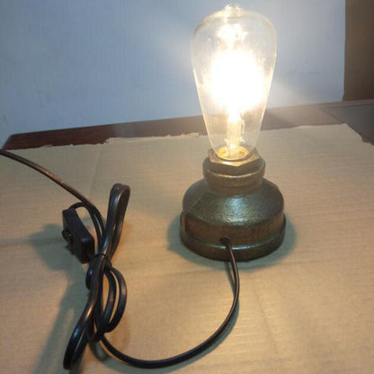 Sandsberg | Zeitgenössische Industrielle Steampunk Runde Glas 1-Licht Tischlampe für das Unterhaltungszimmer