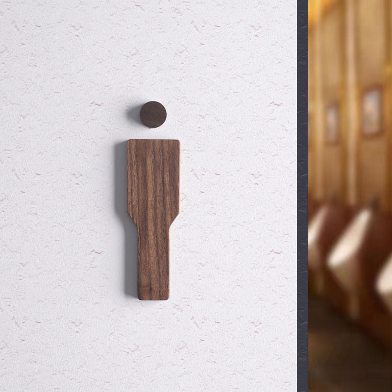 Sandsberg | Holzschild für die Toilette