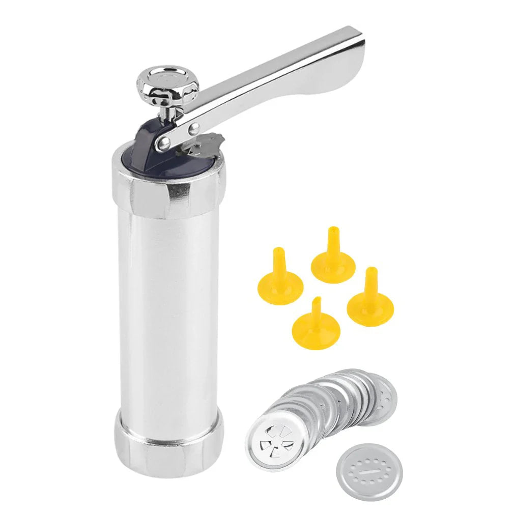 Sandsberg | Kekspresse aus Edelstahl mit Aufsätzen für kreative Plätzchen und Gebäck