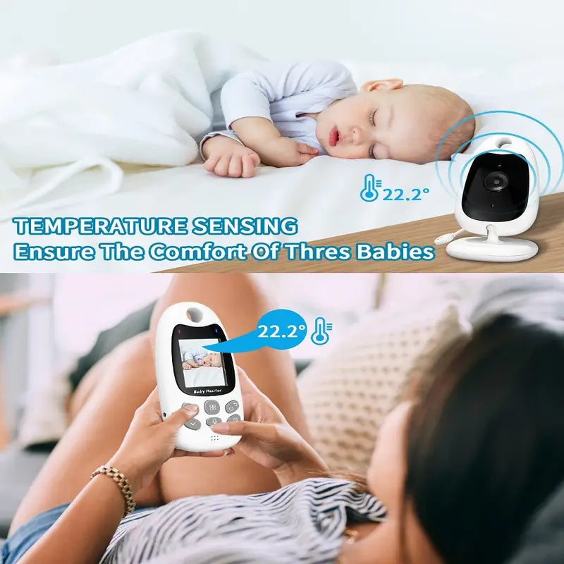 Sandsberg | LittleGuard Baby Monitor – Drahtloses Video- & Audio-Monitor mit Nachtsicht & Zwei-Wege-Gespräch