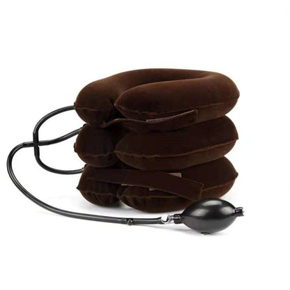 Sandsberg | Aufblasbares Tragbares Reisekissen für den Hals, mit 360° Kopf- und Kinnstütze, für Reisen, Nickerchen & mehr