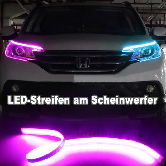 Flexibler Tag- und Nachtfahrlichtstreifen mit LED