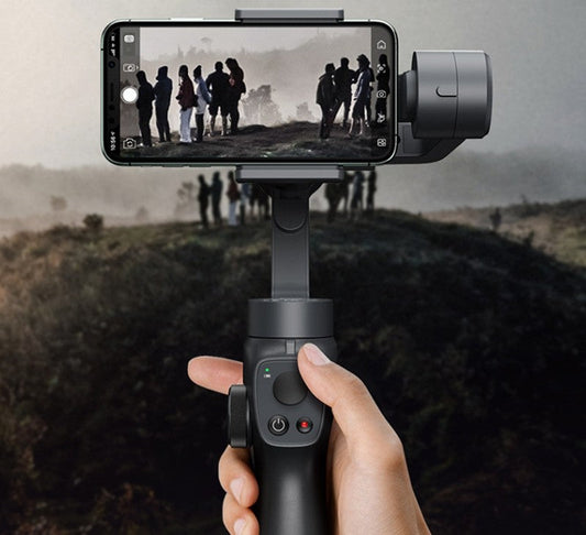 Sandsberg | Handheld Bluetooth Selbstauslöser-Stick mit Drei-Achsen-Stabilisierung, automatischer Bewegungsverfolgung, Panorama- und Mehrwinkelaufnahme