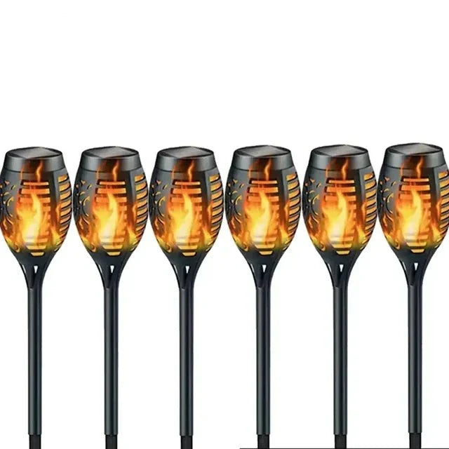 Solar flackernde Rasen Weg Deko-Lampen