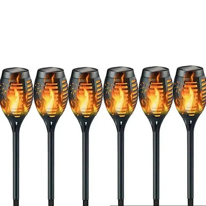 Solar flackernde Rasen Weg Deko-Lampen