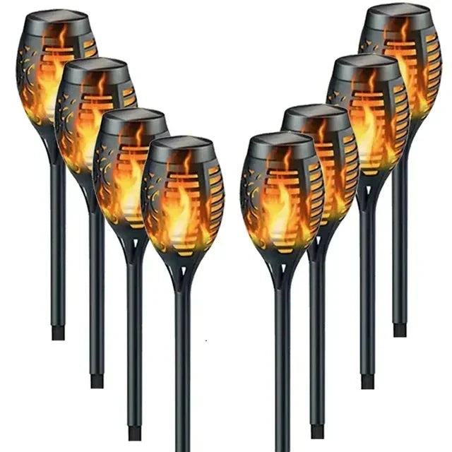 Solar flackernde Rasen Weg Deko-Lampen