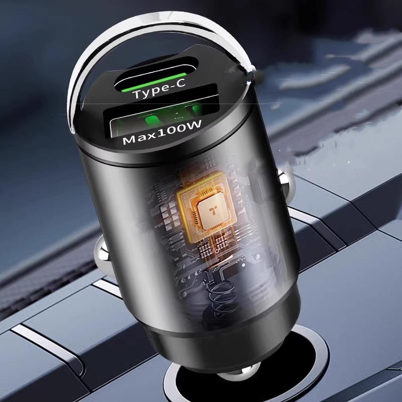 Verstecktes Auto-USB-Ladegerät mit zwei Anschlüssen