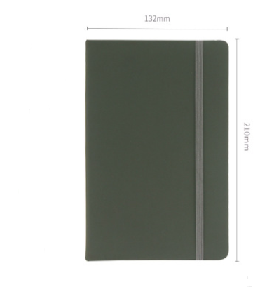 A5-Notizbuch mit taktilem PU-Hardcover