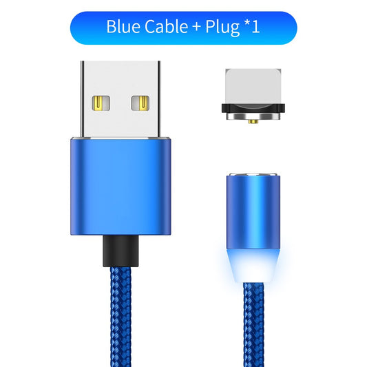 Kompatibel mit Apple, YBD 1m magnetisches LED-Ladekabel