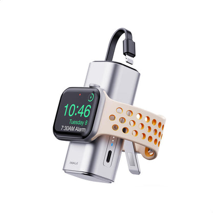 Sandsberg | 2-in-1 Mini tragbare magnetische kabellose Schnelllade-Powerbank (5000mAh)