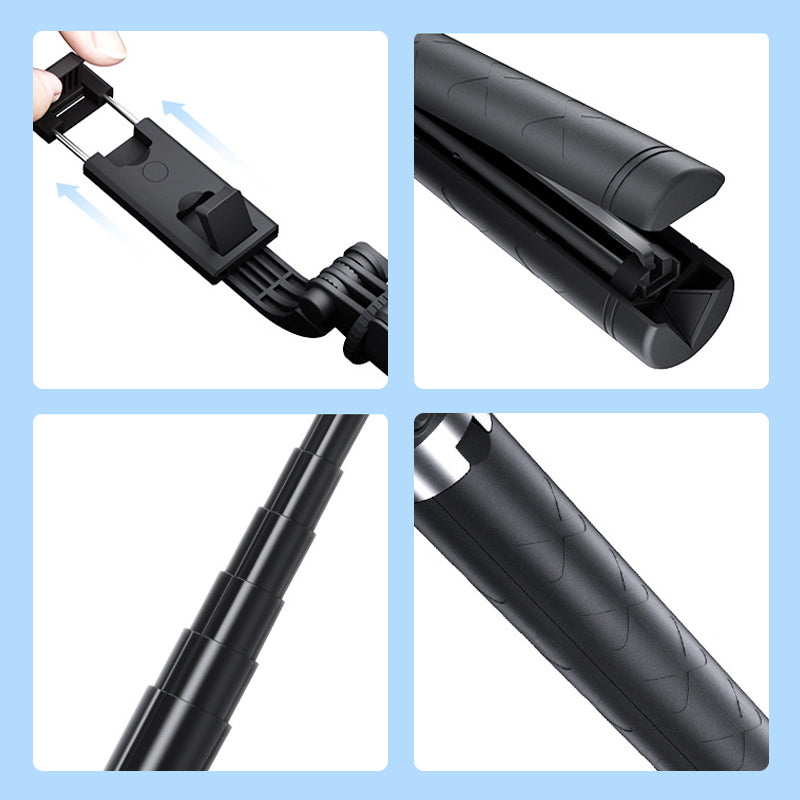 Selfie-Stick mit LED-Fill-Licht