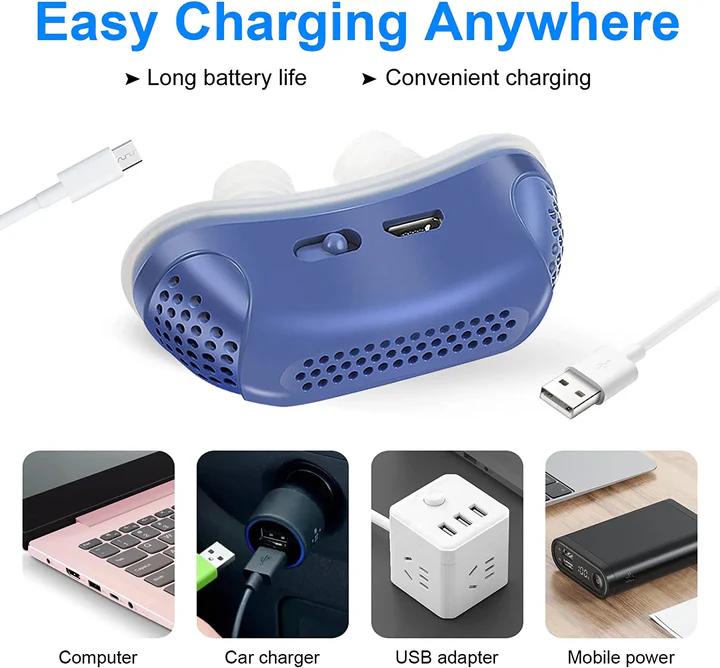 Micro-CPAP-Schlafapnoe-Maschine für Reisen & Anti-Schnarchen - CPAP-Alternative