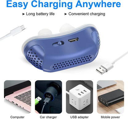 Micro-CPAP-Schlafapnoe-Maschine für Reisen & Anti-Schnarchen - CPAP-Alternative