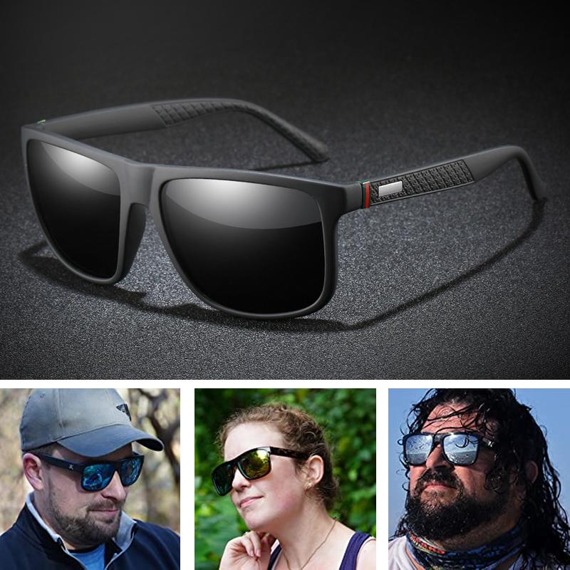 Schwarzer Rahmen Polarisierte Sonnenbrille