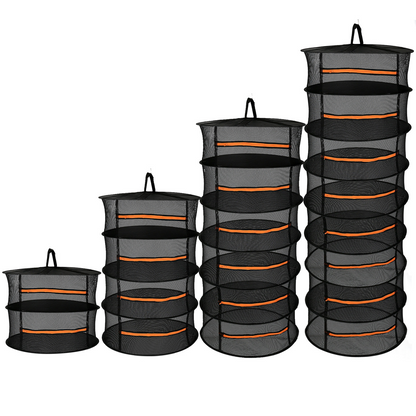 Sandsberg | Faltbarer Trocknungskorb für Obst, Gemüse und Kräuter – Mehrstufige Netzablage für schnellen Trocknungsprozess