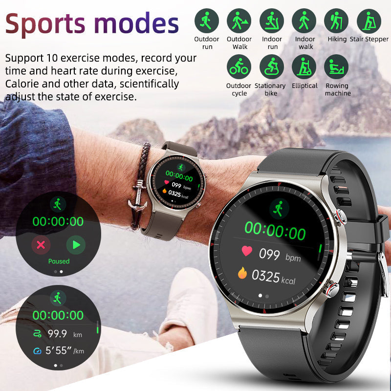 Sandsberg | Cfda Ekg Blut Sauerstoff Herzfrequenz Gesundheitsüberwachung Smartwatch