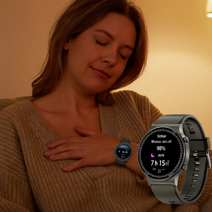 Sandsberg | CardioSense – Medizinische ECG-Smartwatch mit Osram-Sensor & 24/7 Gesundheitsüberwachung