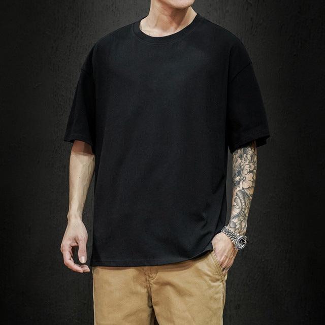 Sommer Einfarbig T-Shirt