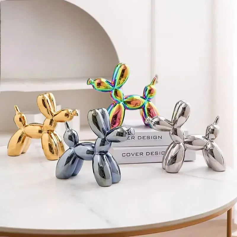 Keramischer Ballonhund Abstrakte Ornament