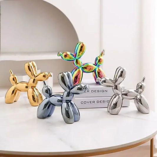 Keramischer Ballonhund Abstrakte Ornament