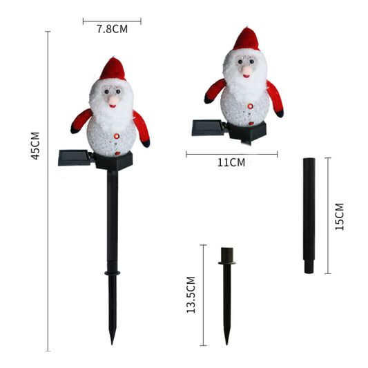 Schneemann Solarleuchte