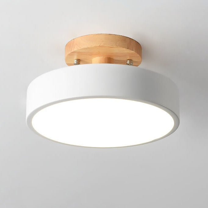 Sandsberg LED runde Deckenlampe | Nordic Design | Semi-Flush Montage | wirtschaftliche Innenbeleuchtung