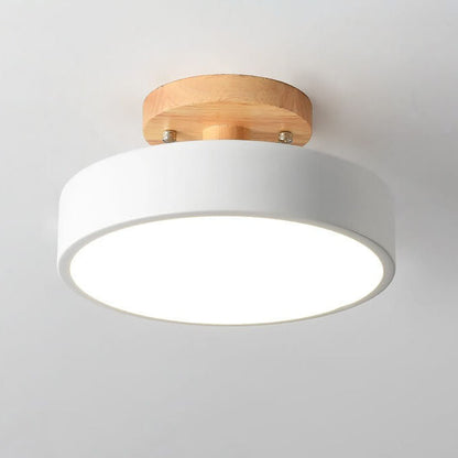 Sandsberg LED runde Deckenlampe | Nordic Design | Semi-Flush Montage | wirtschaftliche Innenbeleuchtung