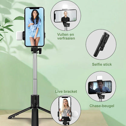 6 in 1 kabellose Bluetooth-Selfiestick