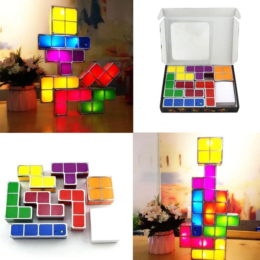 Tetris Stapelbares LED Nachtlicht