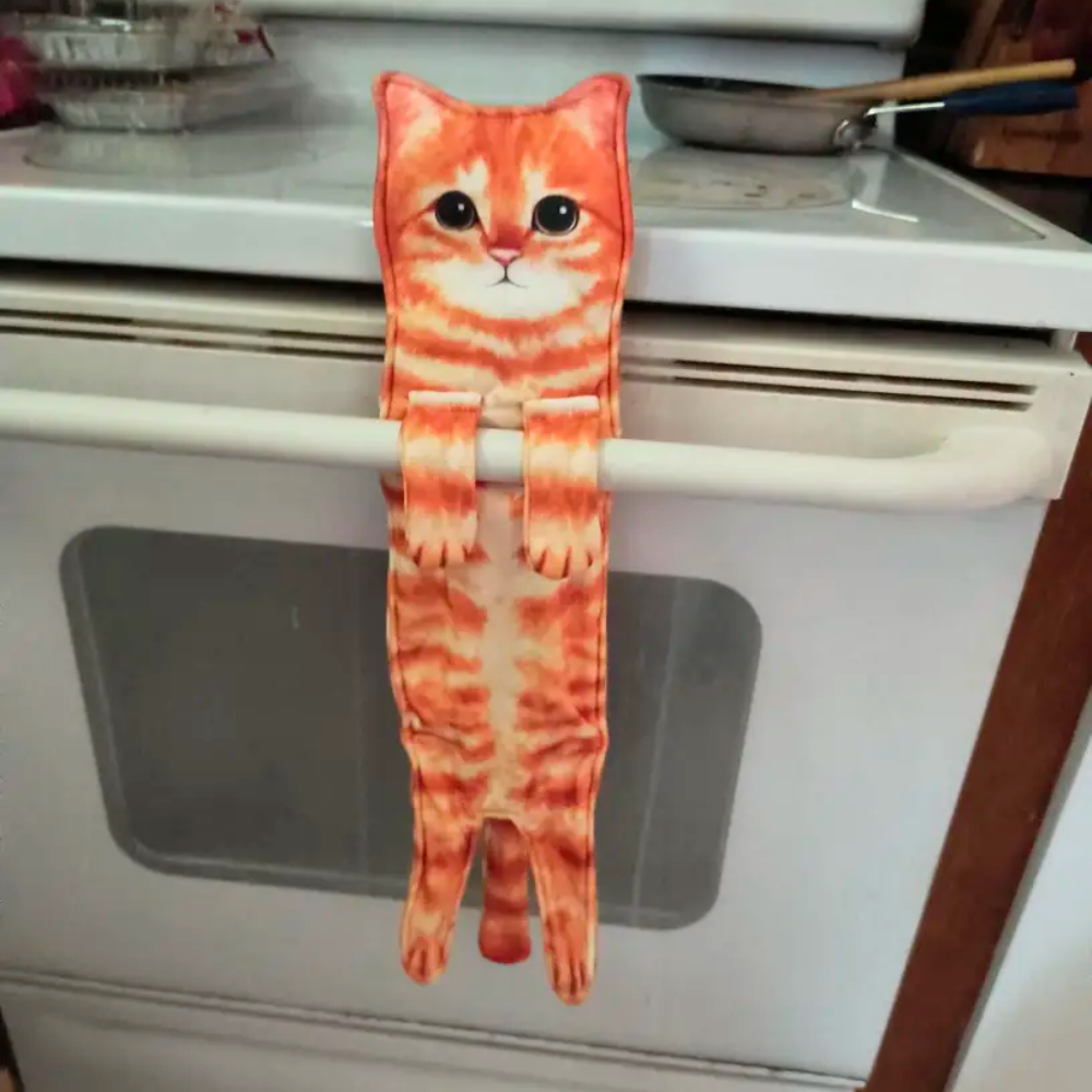 Katze Handtücher
