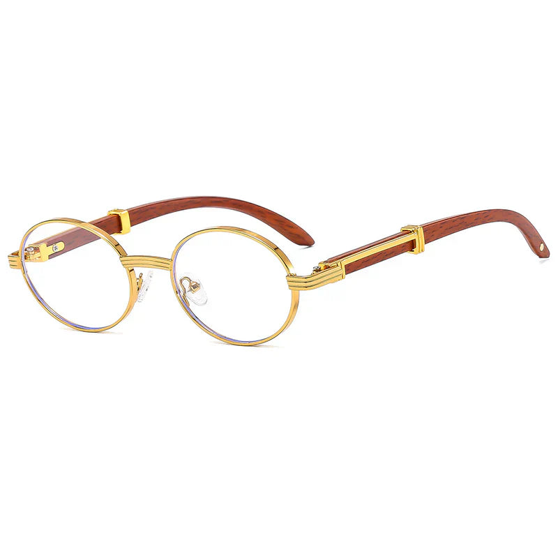 BlissGlow –   Holzsonnenbrille der Retro-Serie