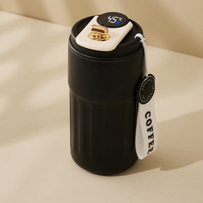 Sandsberg | Edelstahl  Kaffebecher mit LED Temperatur Anzeige 450 ML