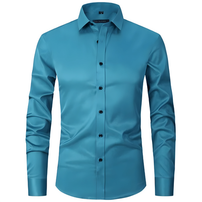 Sandsberg I Atmungsaktives, hoch elastisches Anti-Falten-Hemd