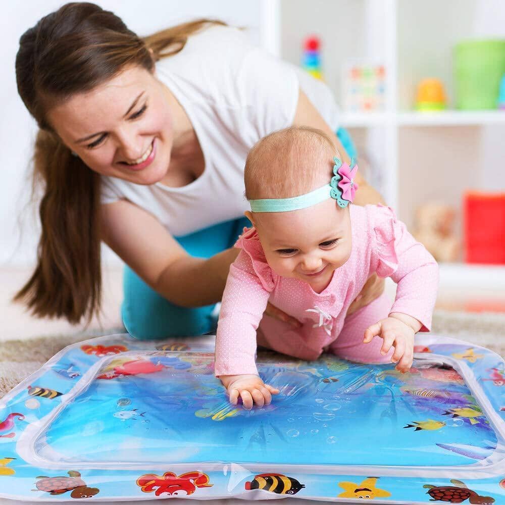 Sandsberg | Aufblasbare Wasser-Sinnesmatte für Bauchlage für Baby & Haustier