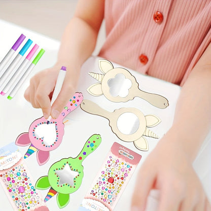 Sandsberg | WhimsyReflections - DIY Einhorn Spiegel mit handgemaltem Design