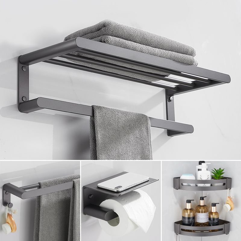 Sandsberg | Modern Graues Badezimmeraccessoire Als Einzelstück Oder Als Set aus Metall