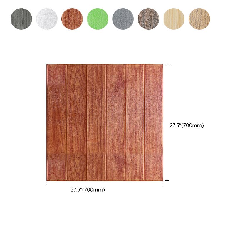 Sandsberg | Modern Imitation Wood Grain Wandzugangstafel Peel-and-Stick-Schaumgrundpaneel
