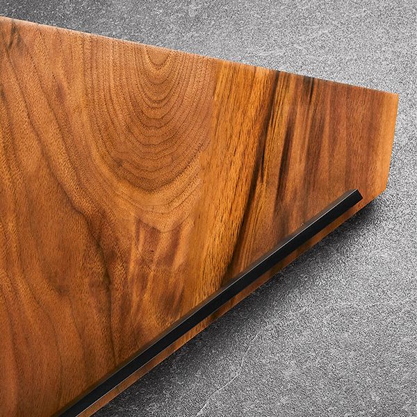Sandsberg | Holz- & Aluminium Badezimmerset Braun Badezimmerzubehörset