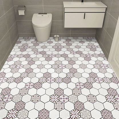 Sandsberg | Modernes PVC-Boden Selbstklebbare Geometrisch Bedruckte Matt Vinyl Boden Planken