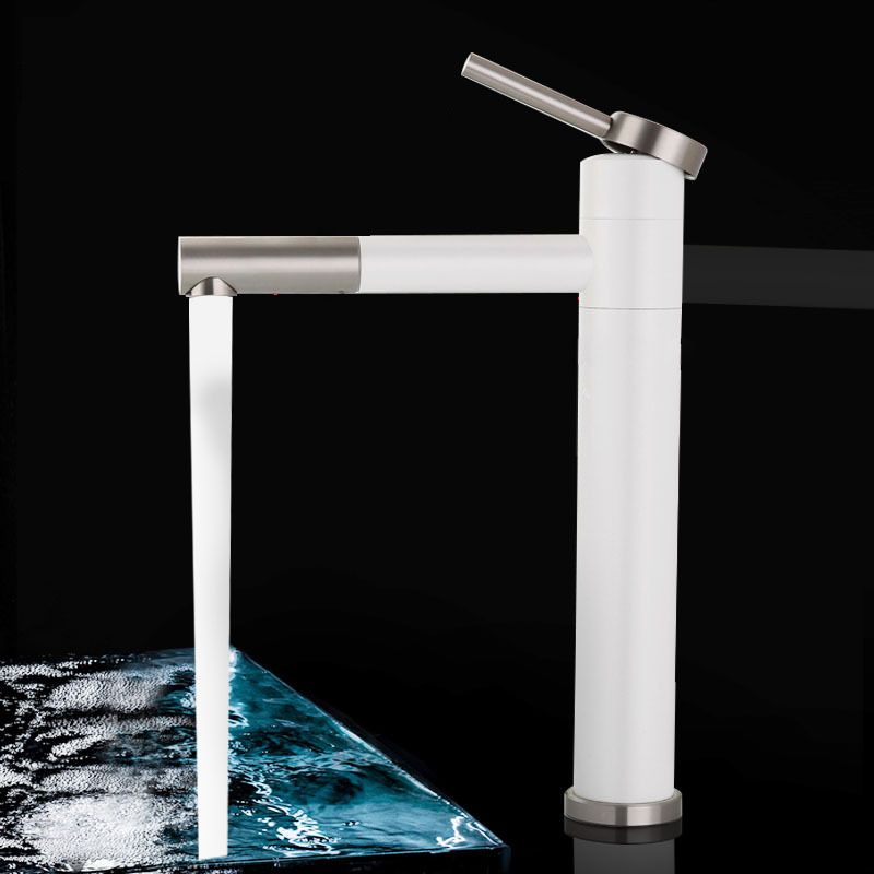 Sandsberg | Moderner Vessel Sink Wasserhahn Edelstahl Einhand Niedriger Bogen Ausziehbarer Vessel Wasserhahn