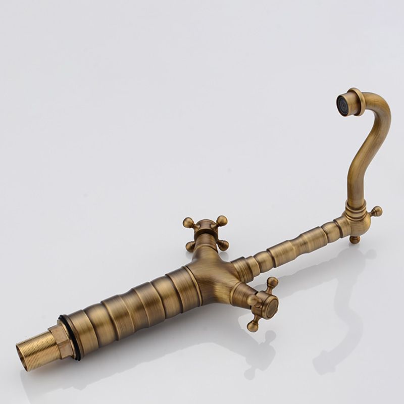 Sandsberg | Deck Mounted Copper Roman Tub Faucet Double Handles Roman Tub Faucet Set