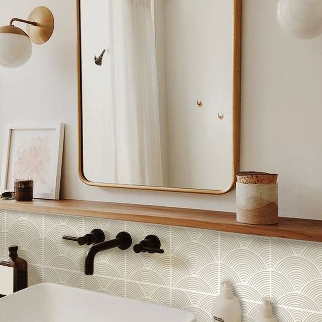 Sandsberg | Modern Mosaic Tile Peel and Stick Tile Pvc Kitchen Backsplash Peel and Stick Wall Tile