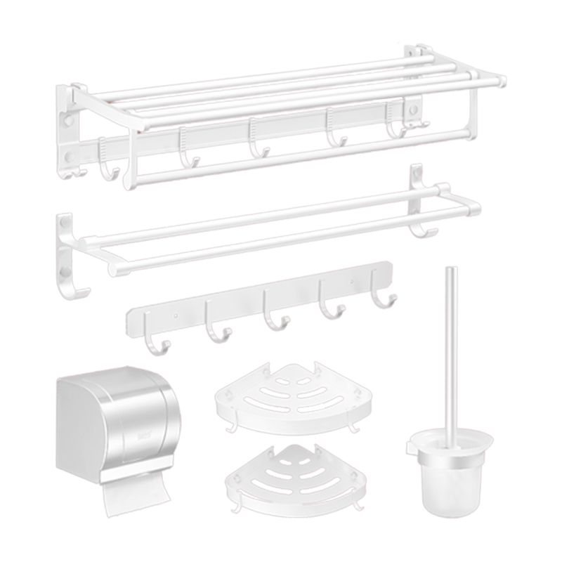 Sandsberg | Modernes Badezimmerzubehör Hardware-Set Weißes Metall Badezimmerzubehör Kit