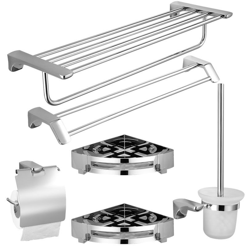 Sandsberg | Silber Badezimmer Zubehör Hardware Set Modernes Badezimmer Zubehör Kit
