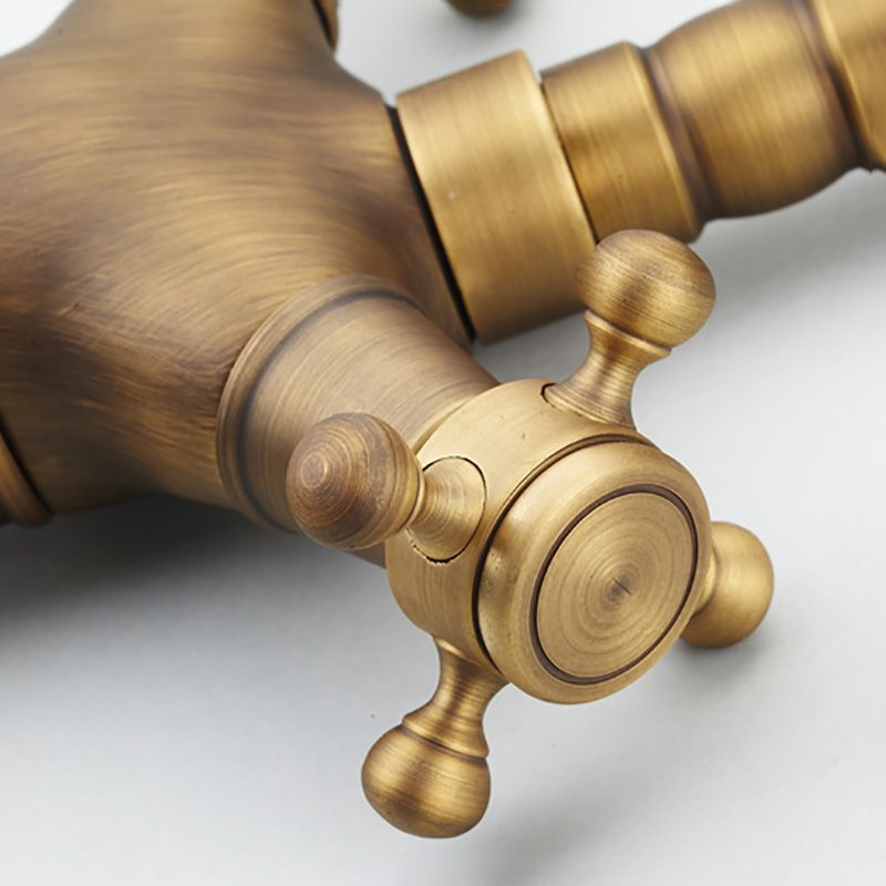 Sandsberg | Deck Mounted Copper Roman Tub Faucet Double Handles Roman Tub Faucet Set