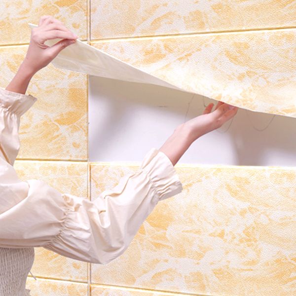 Sandsberg | Modern Pearl Wandschalen PVC Schaum Wandzugangspanel Abziehen und Kleben Wandfliesen