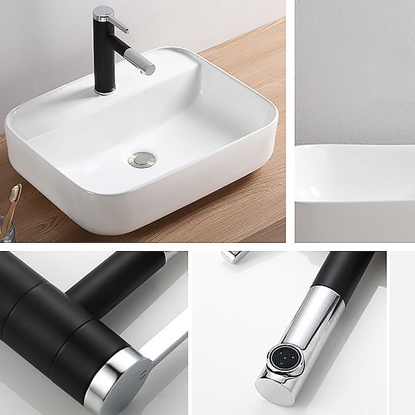Sandsberg | Glam Style Wasserhahn Einzelhebelgriff Waschbecken Wasserhahn für das Badezimmer