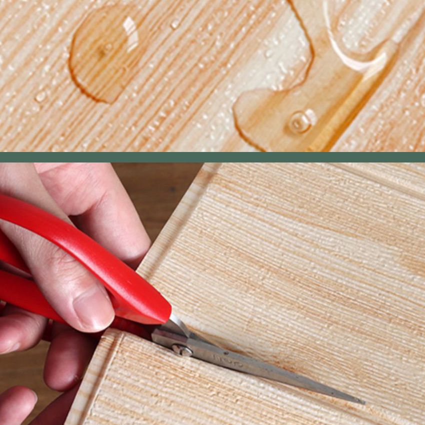 Sandsberg | Modern Imitation Wood Grain Wandzugangstafel Peel-and-Stick-Schaumgrundpaneel