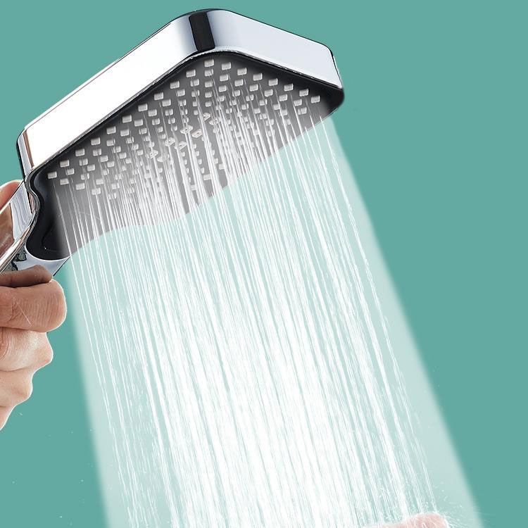 Sandsberg | Rechteckiger Druck-Duschkopf 4-Einstellbare Wasserfluss Handdusche