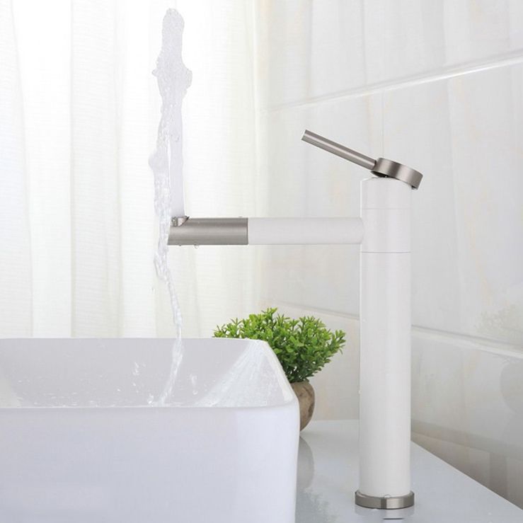 Sandsberg | Moderner Vessel Sink Wasserhahn Edelstahl Einhand Niedriger Bogen Ausziehbarer Vessel Wasserhahn